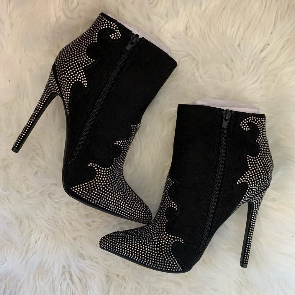 Bedazzled booties